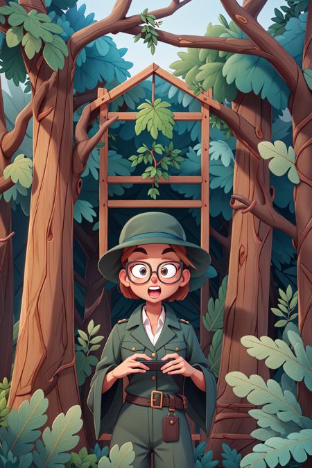 49895-1290883205-masterpiece,  best quality,1girl,artist_name, bare_tree, branch, company_name, forest, glasses, gloves, hat, ivy, jungle, leaf,.png